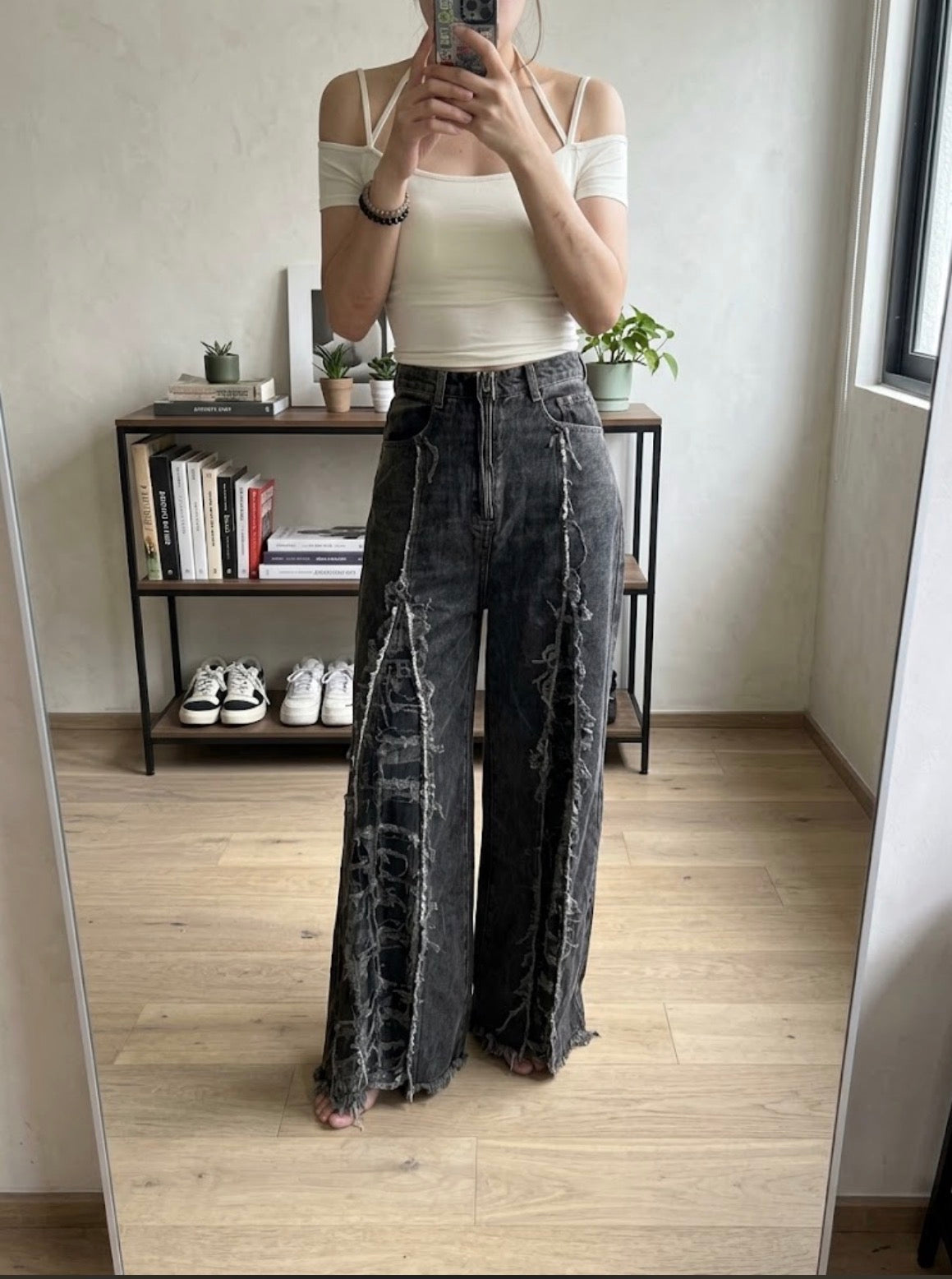 Black Flare Jeans